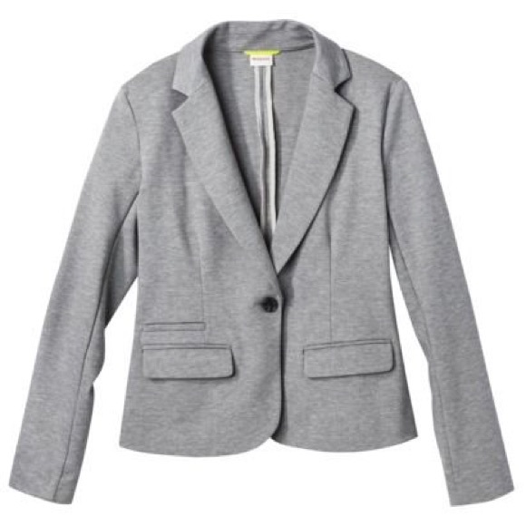 Merona Jackets & Blazers - Merona Women’s Ponte Blazer Jacket Heather Grey XS